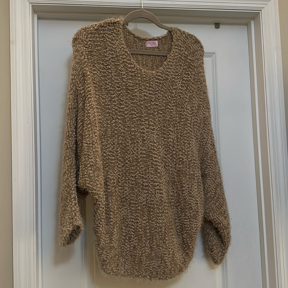 Pink Lily brown sweater size small